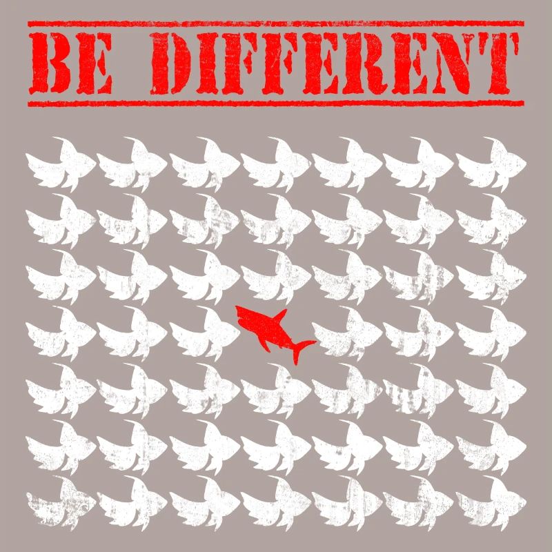 Soyez différent / Sei anders TShirt