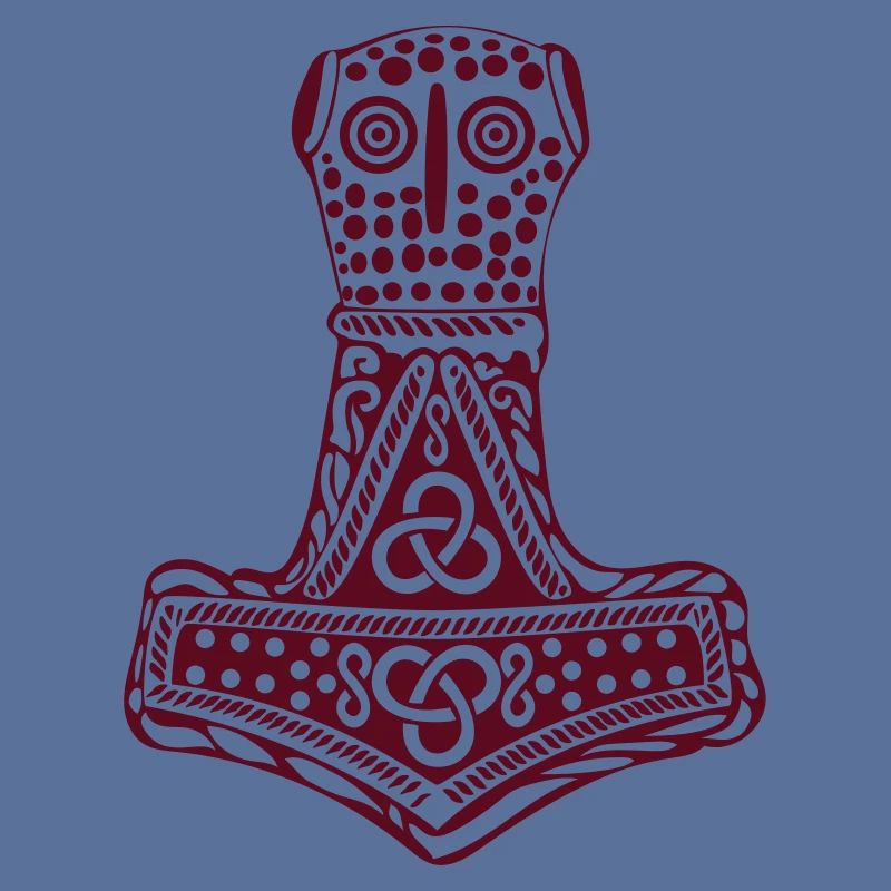 Thor Hammer Mjöllnir Mjǫllnir Malmer Blitz Dorn