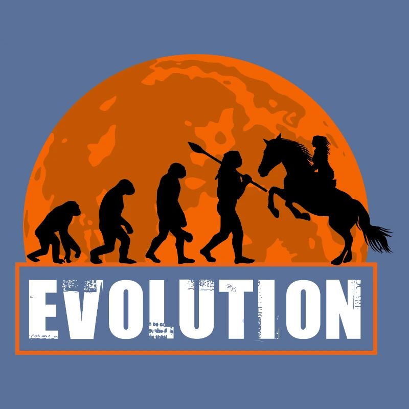 Évolution du jockey de courses de chevaux Cavalier