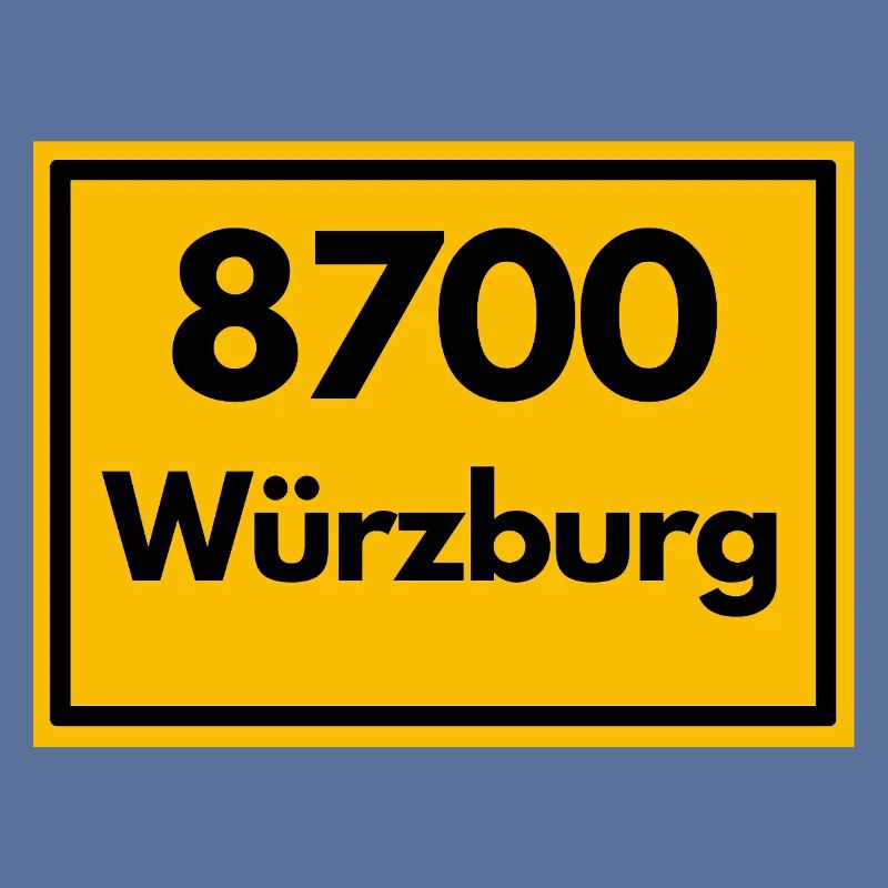 ANCIEN CODE POSTAL RETRO 8700 WURTZBOURG FRANKEN