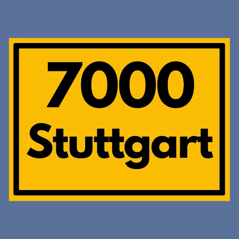 OLD POSTCODE POSTCODE RETRO 7000 STUTTGART SCHWABE