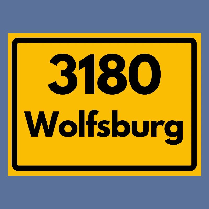 ANCIEN CODE POSTAL RETRO 3180 WOLFSBURG