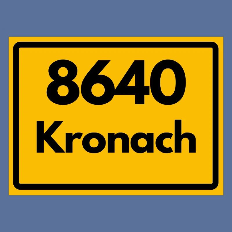 OLD POSTCODE ZIP CODE 8640 KRONACH HEIMATSTOLZ