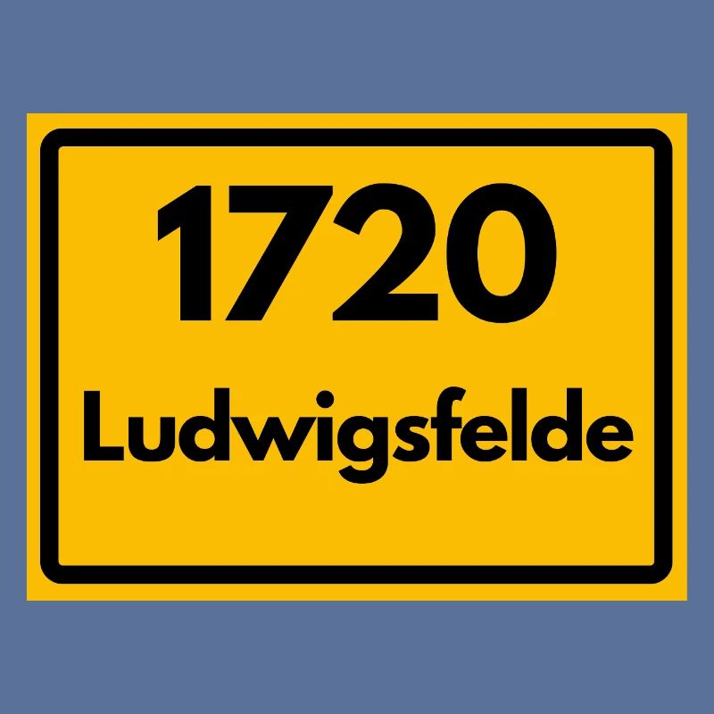 OLD POSTCODE POSTCODE RETRO 1720 LUDWIGSFELDE