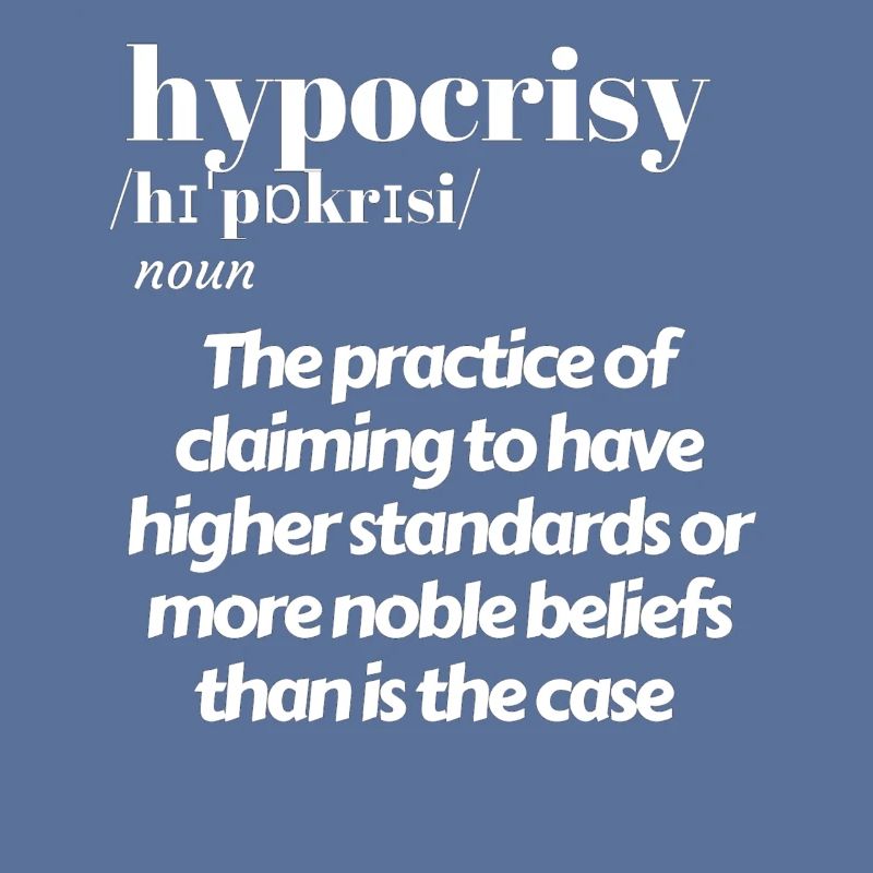 sens hypocrisie