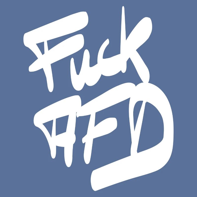 FCK AFD blanc