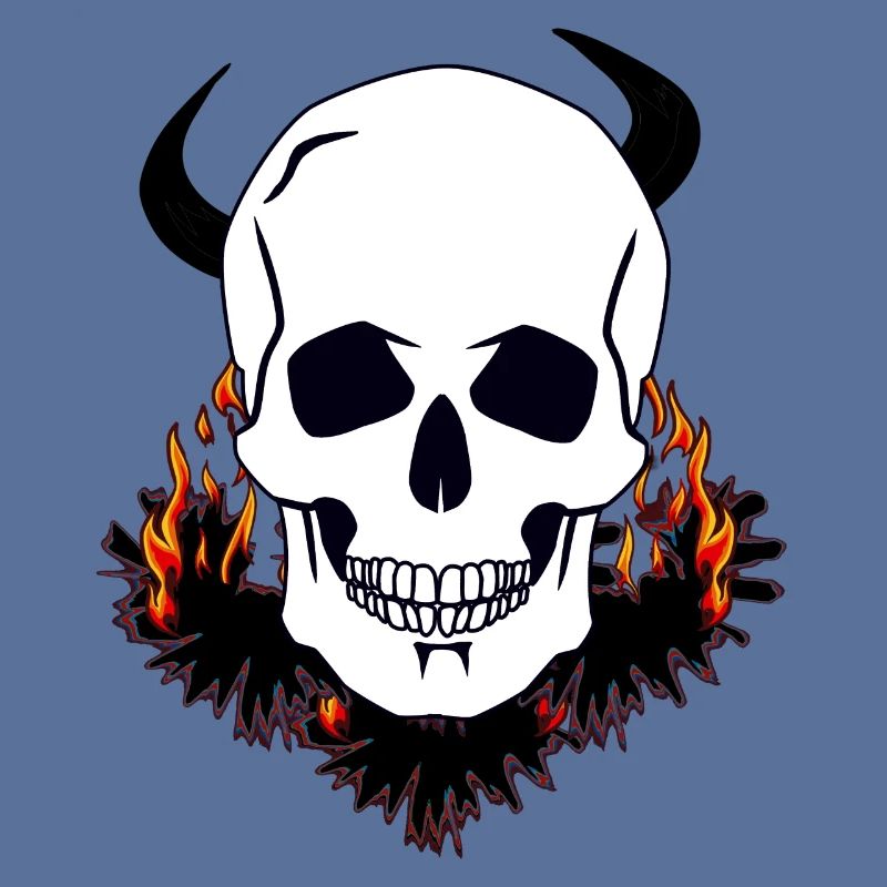 Devil Skull Purgatory Hell Satan diabolical death