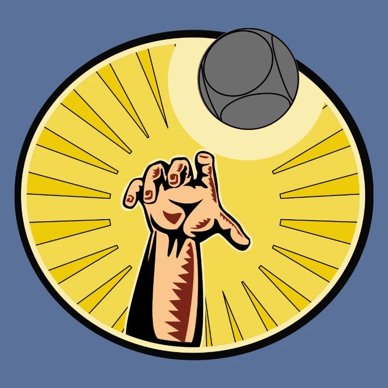 Boule hand avec boule boule
