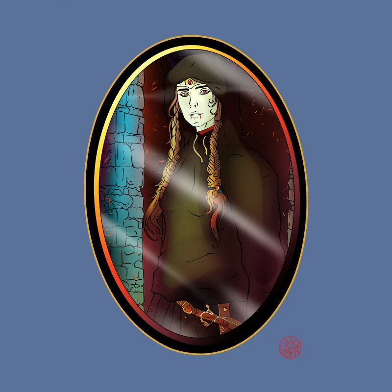 Mittelalterliche Vampirhexe