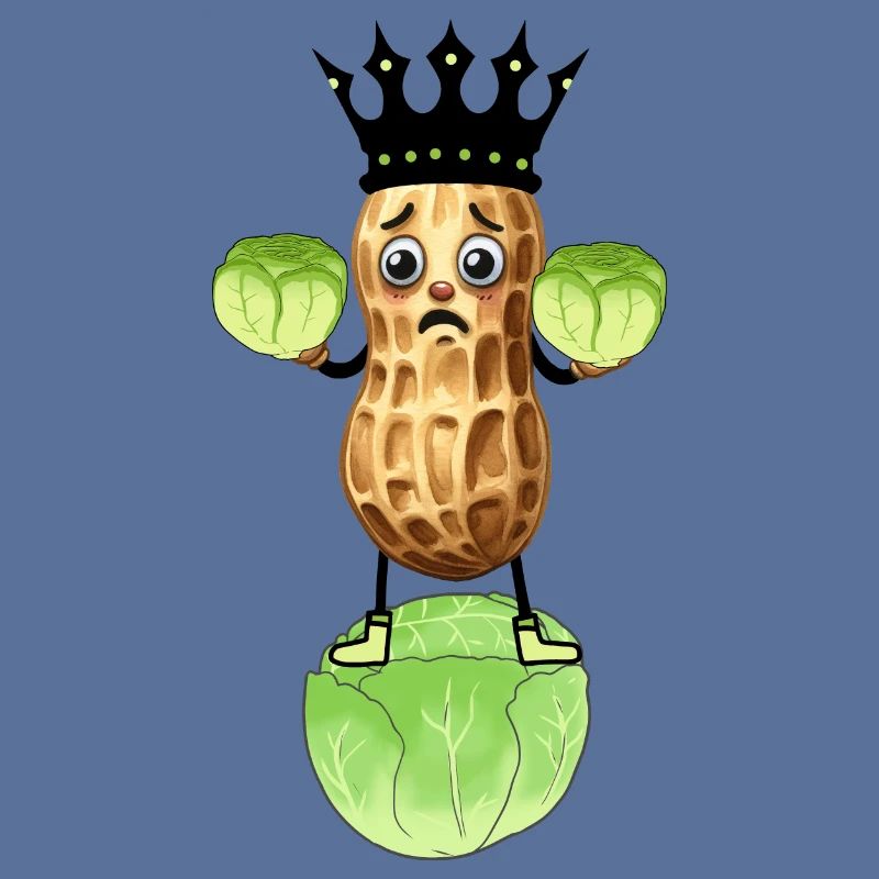 Peanut Cabbage Vegetable King Cabbage Funny