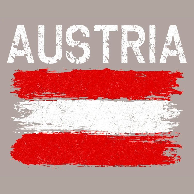 Graphique du drapeau brossé de l’Autriche