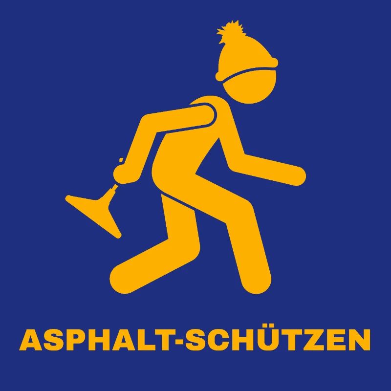 Asphalt-Schützen orange