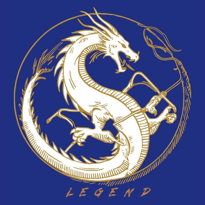 Goldener Drachen-Legendenkreis