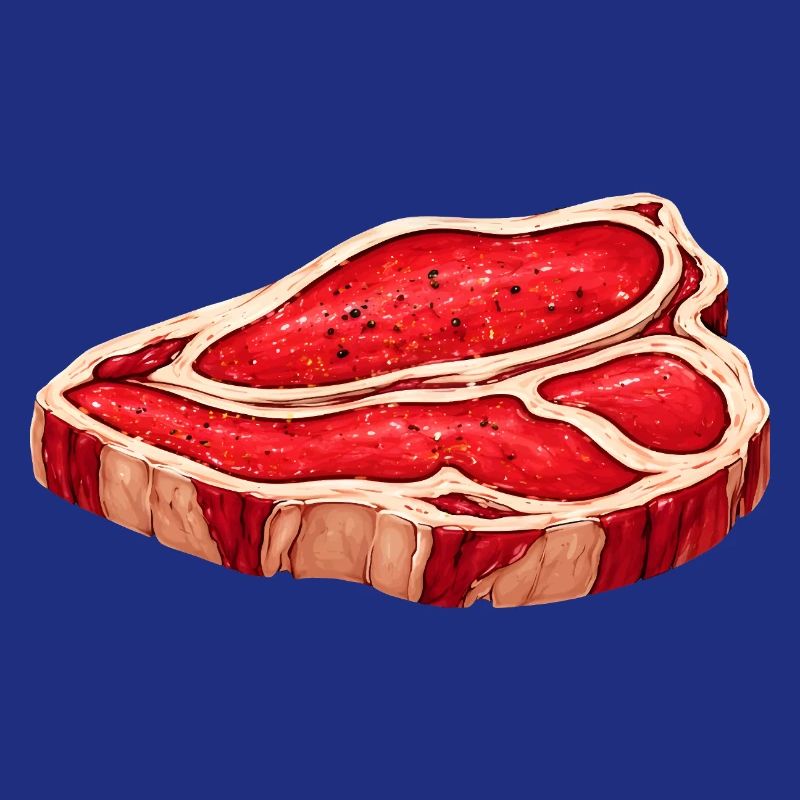 Saftiges Steak Illustration