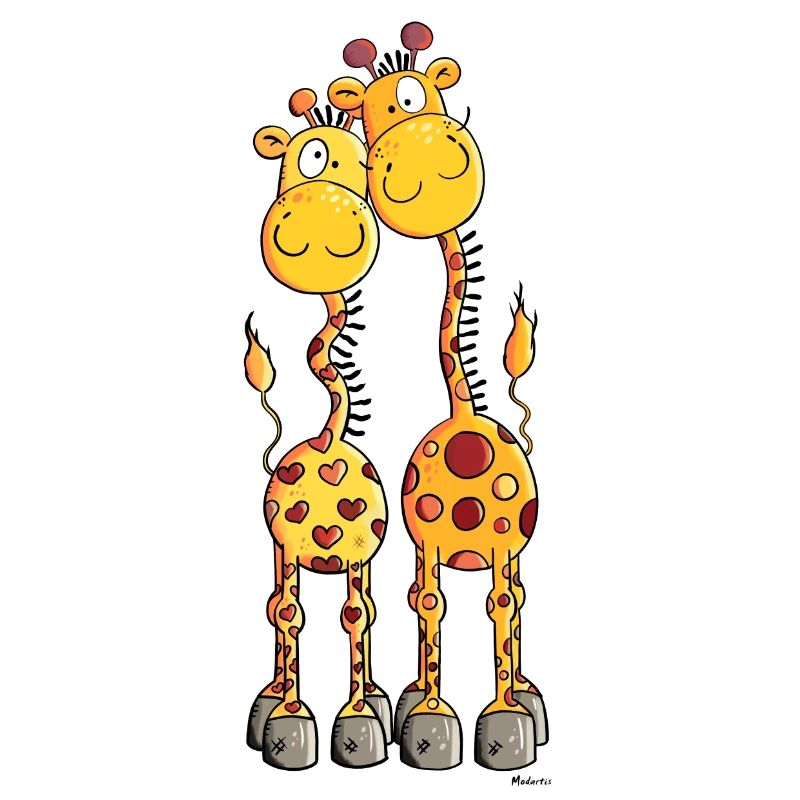 Verliebte Giraffen