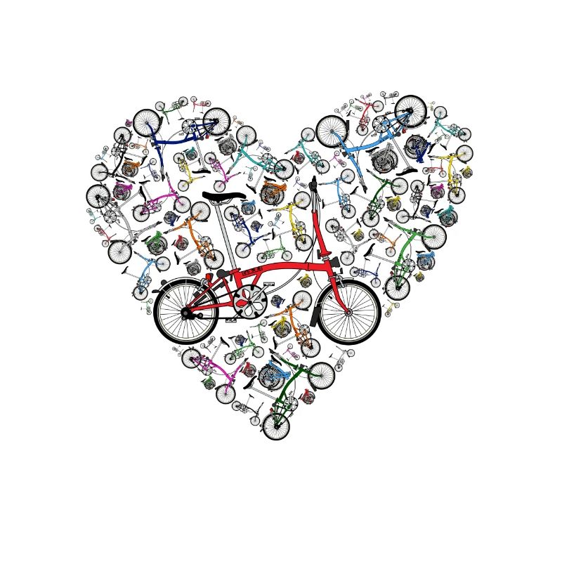I Love Brompton Bikes