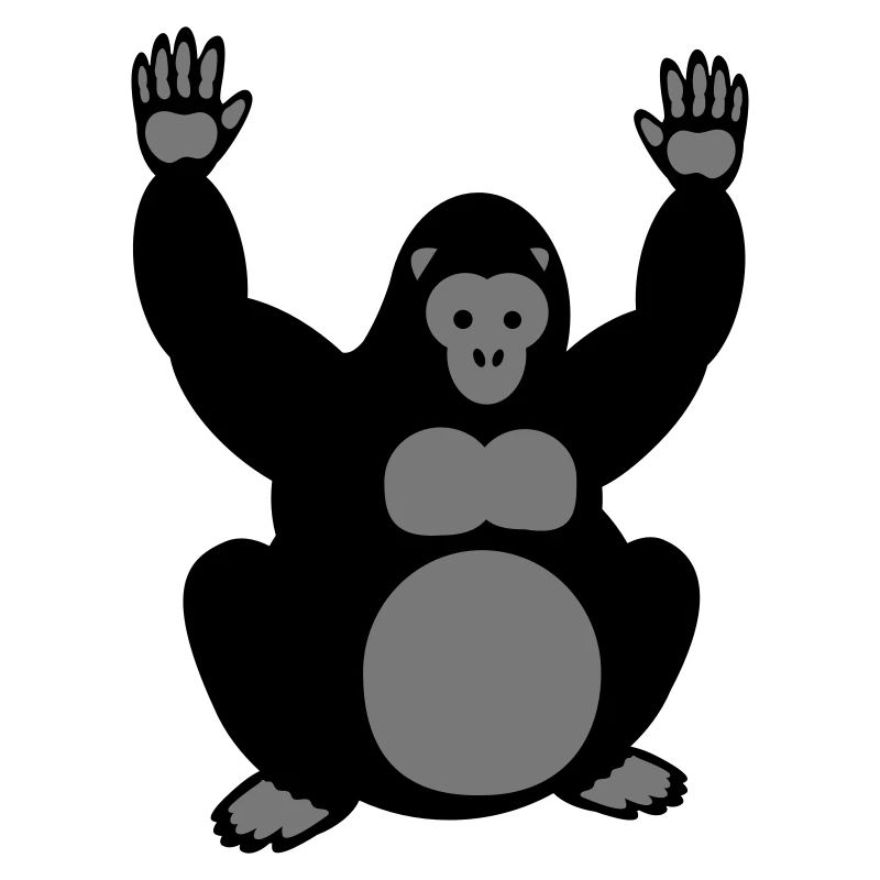 Gorilla Hands up 2