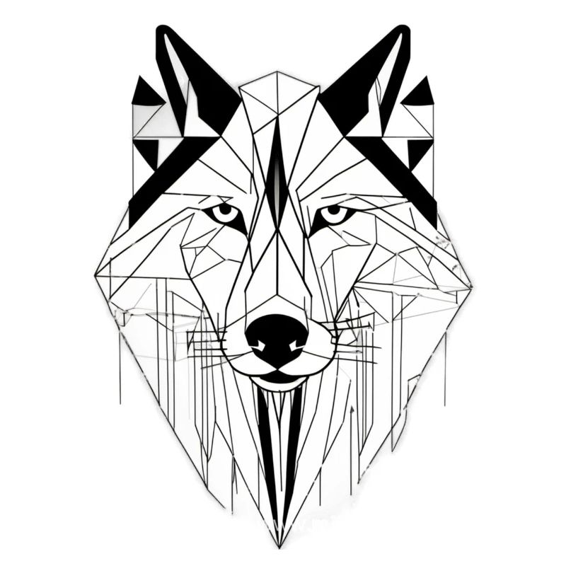 Moderner Wolf