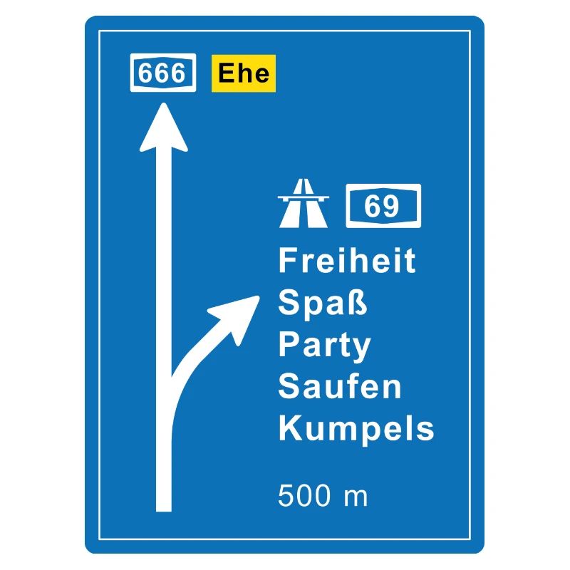 Autobahn - JGA-Shirt