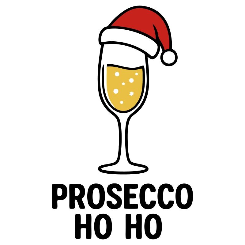 Prosecco Ho Ho – Weihnachtlicher Prosecco Pullover