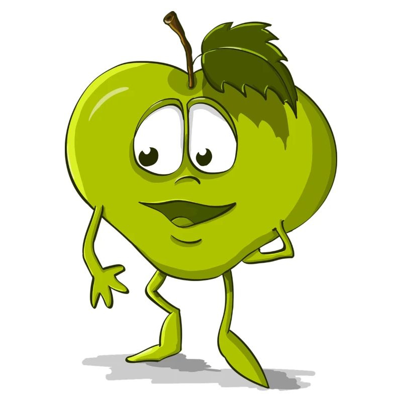 Douce pomme verte. Idée de cadeau