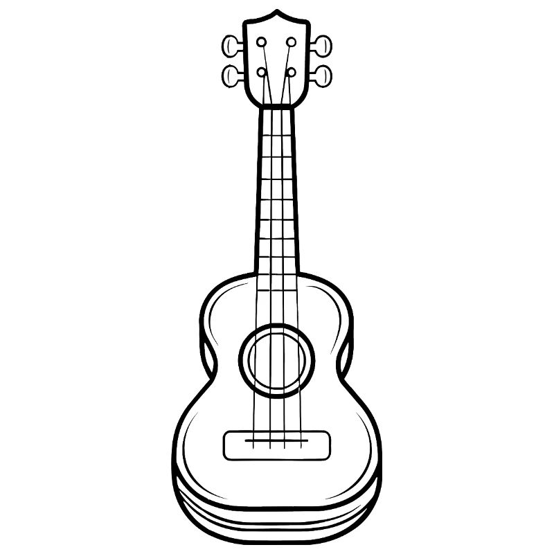 Sketch de ukulélé