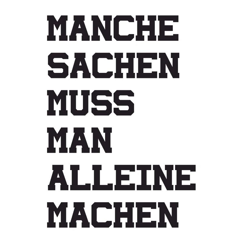 manche sachen