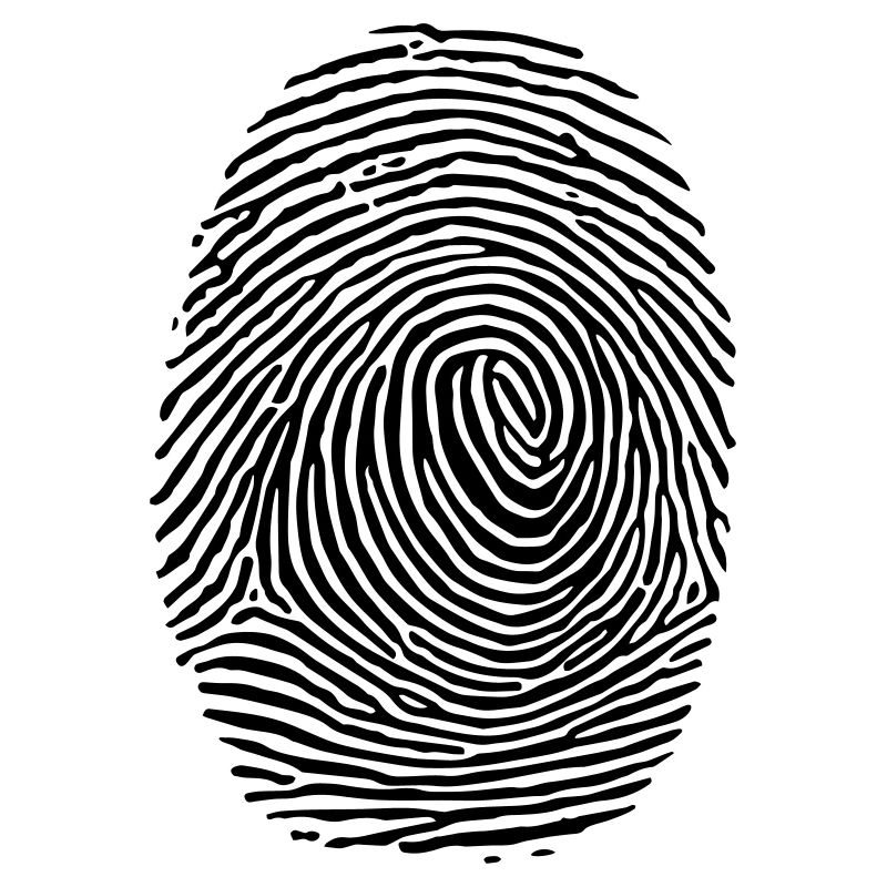 finger abdruck