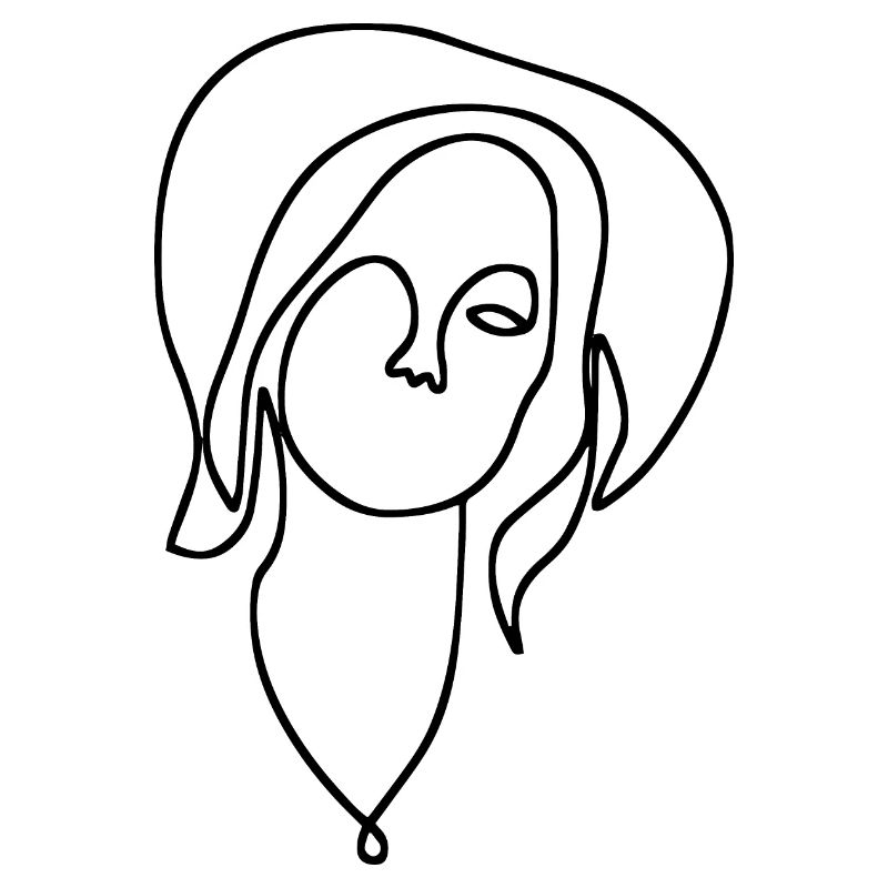 Frauen Linienkunst