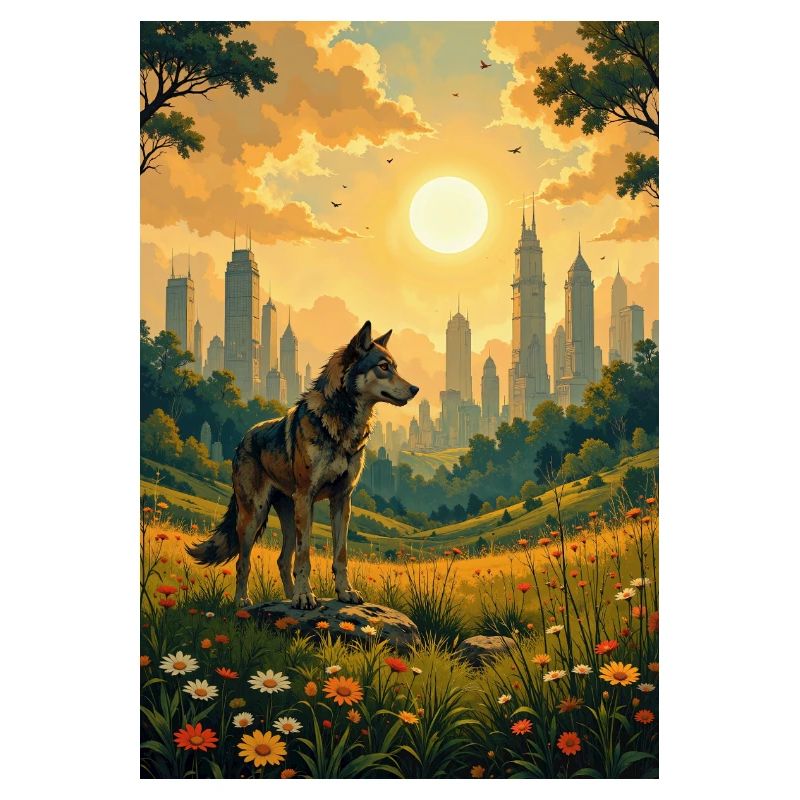 Das Bild des Wolfes