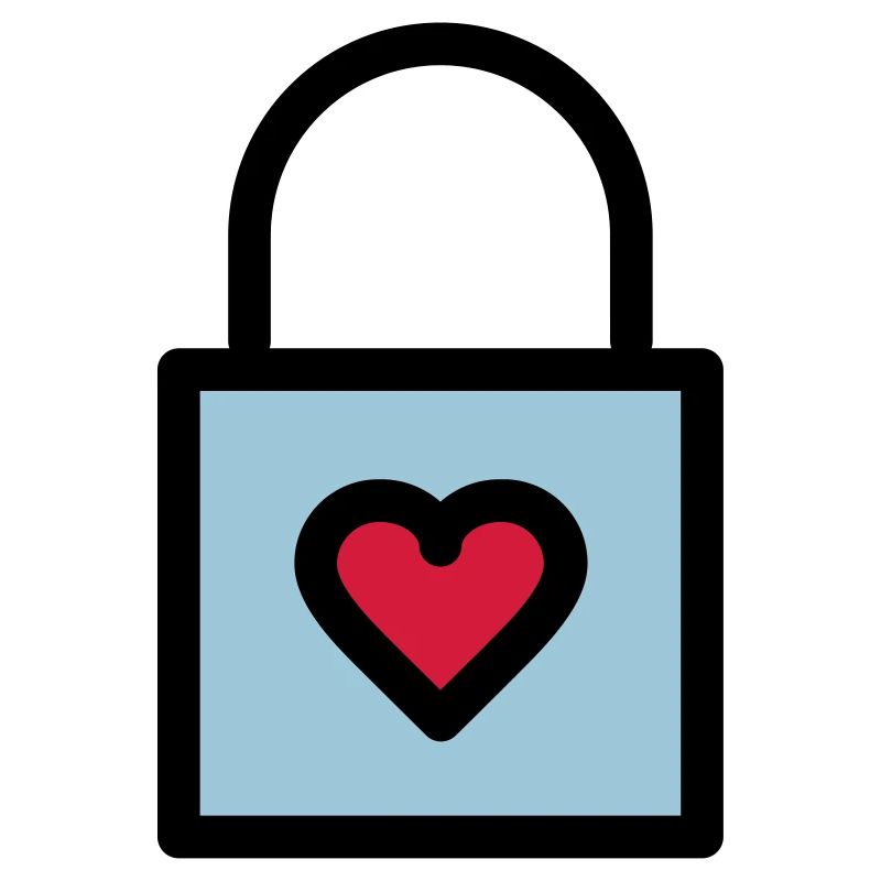 Cadenas, serrure d'amour
