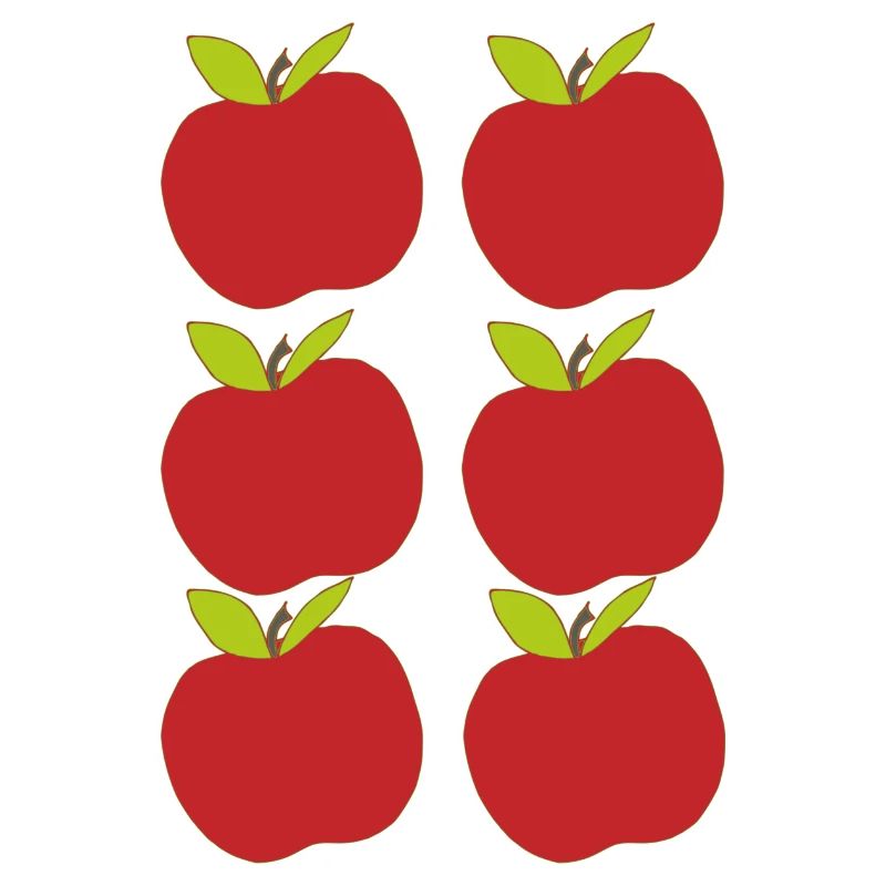 Apple Pattern Red 6-ply