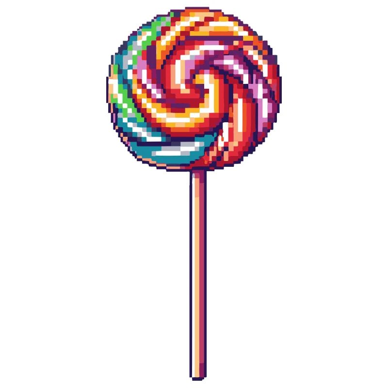 Lollipop Pixel Symbol