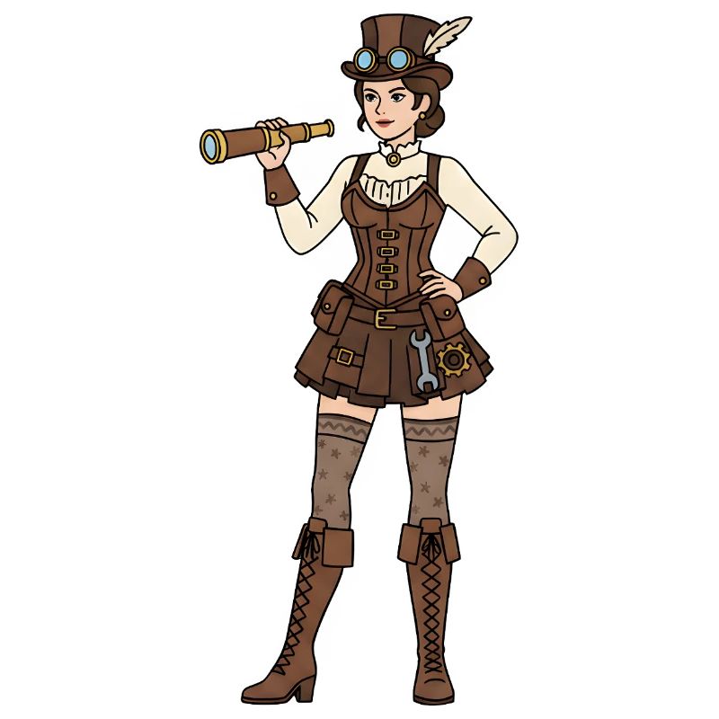 Steampunk Frau