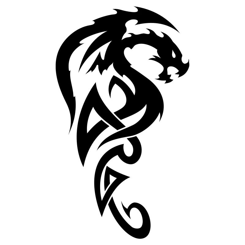 tribal dragon