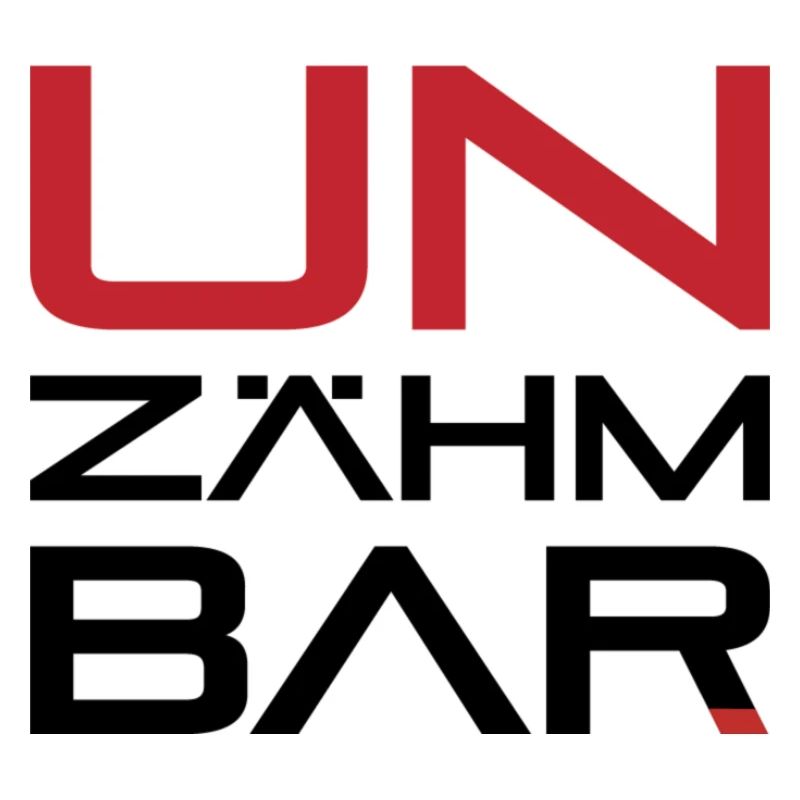 UNZÄHMBAR schwarz-rot
