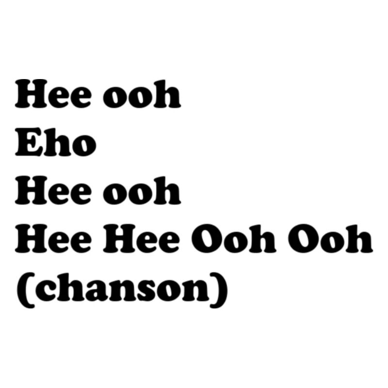 chanson