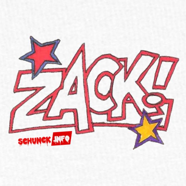 Schriftzug Zack