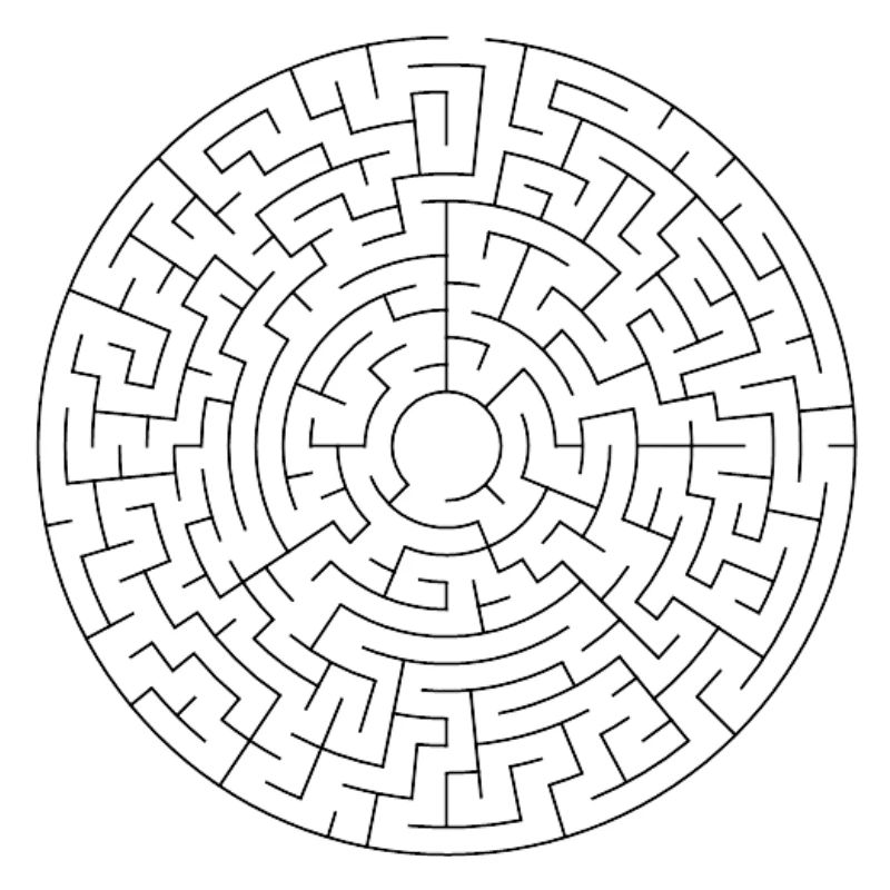 Labyrinth-Mandala
