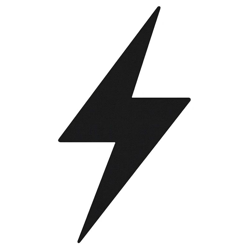 Schwarzer Blitz Symbol