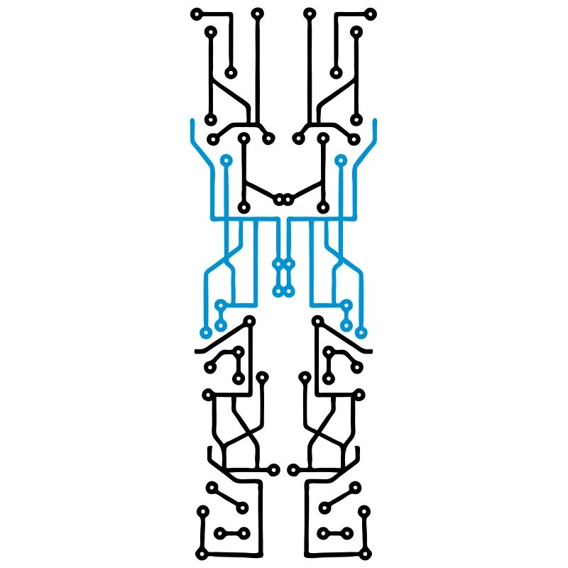 technology line connection microchip datentechnik