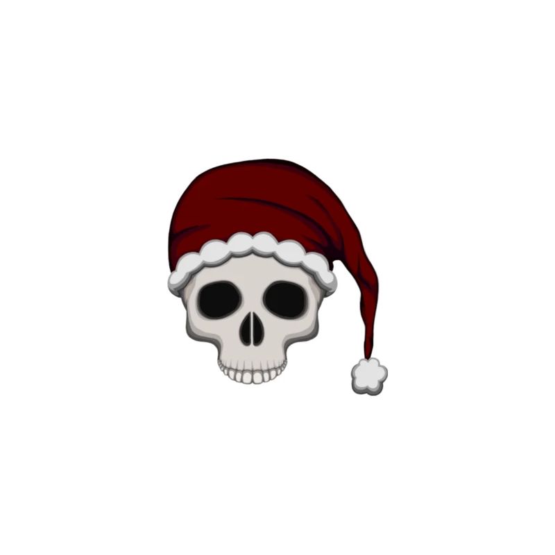 Weihnachts-Schädel