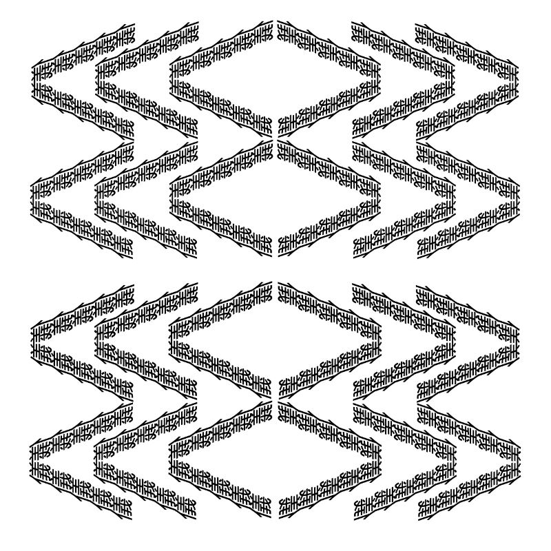 Zigzag pattern