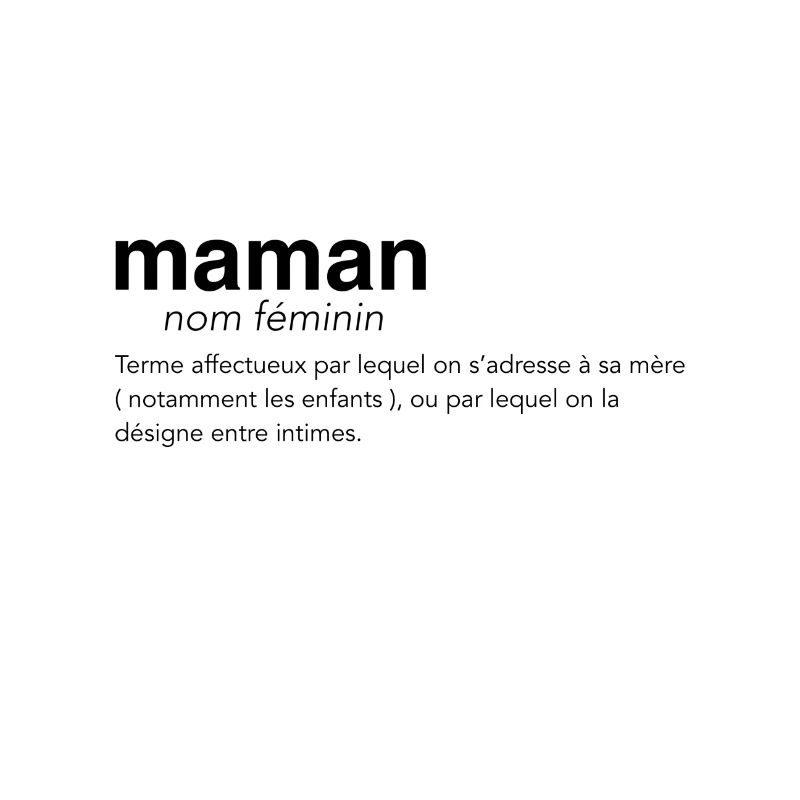 Maman définition