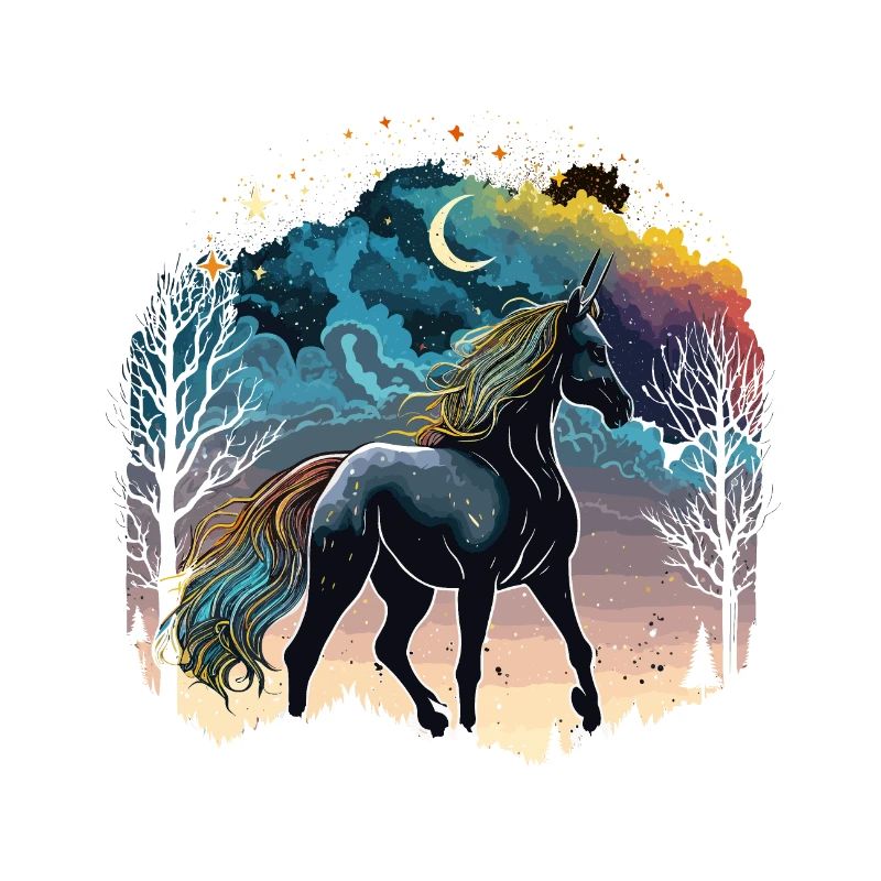 Regenbogen-Einhorn
