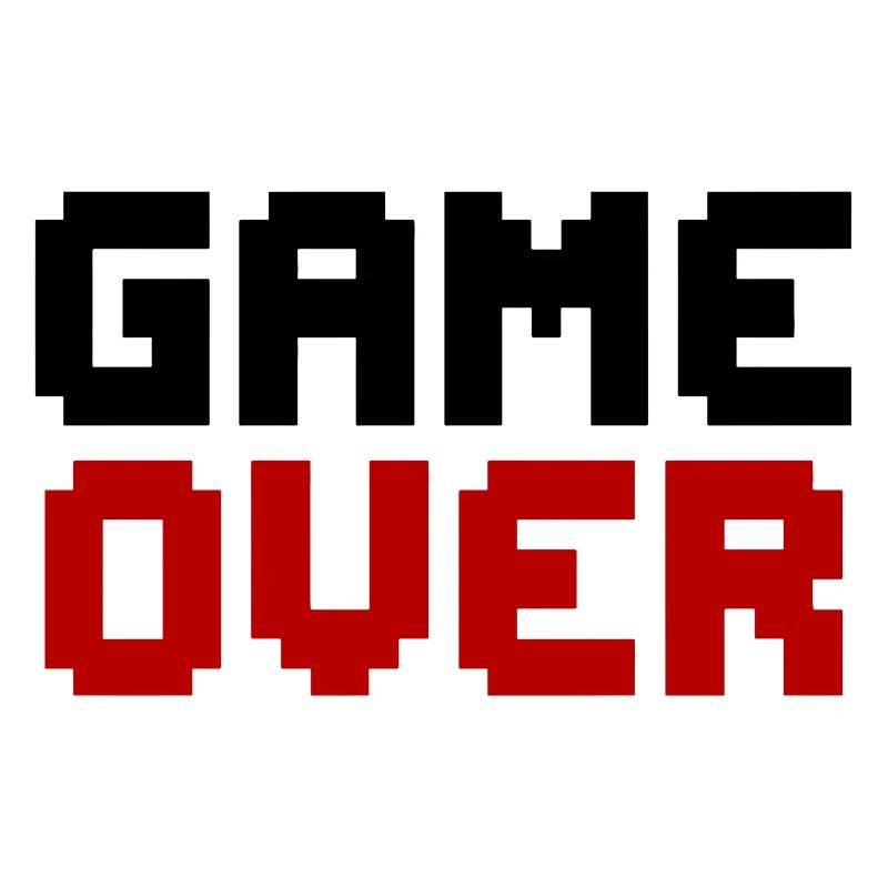 GAME OVER PIXEL Retro Gaming