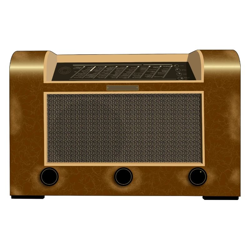 altes Röhrenradio - gebraucht