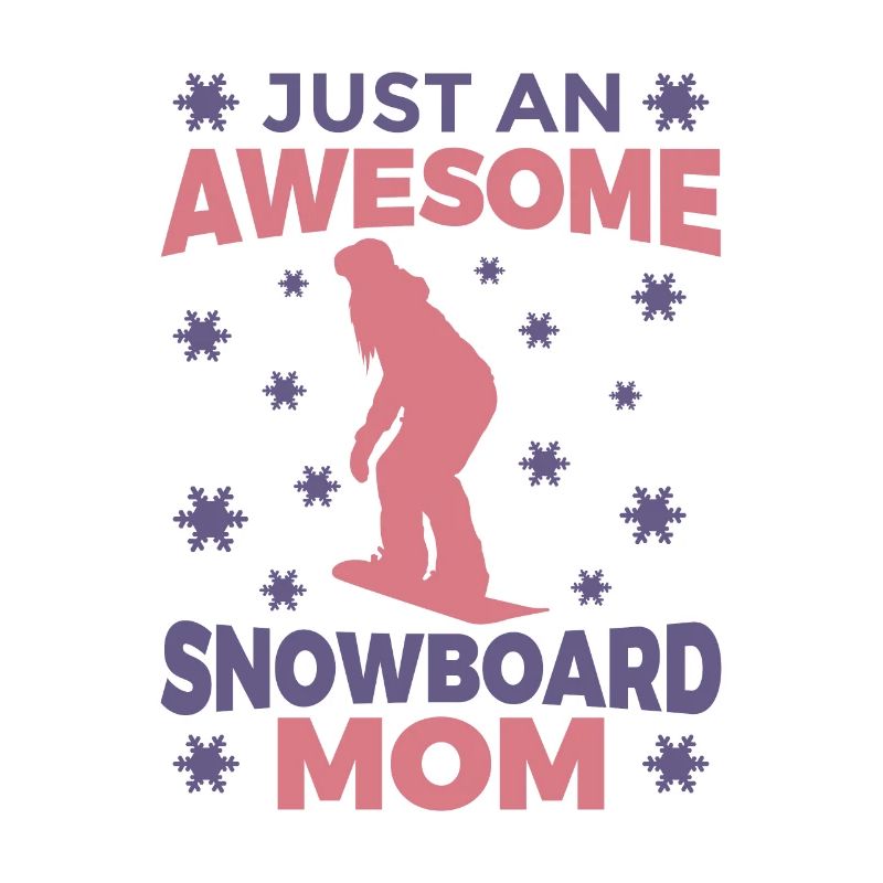Snowboarding Mama