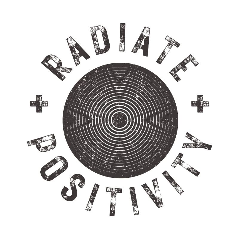 Exuding positivity modern distressed style