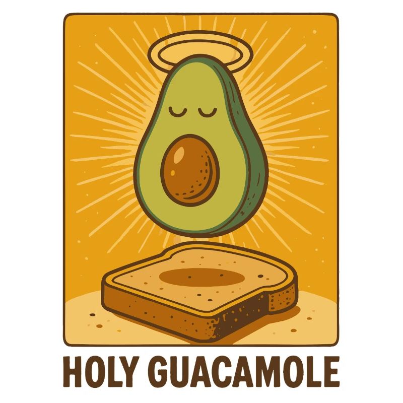 Heilige Guacamole-Kunst